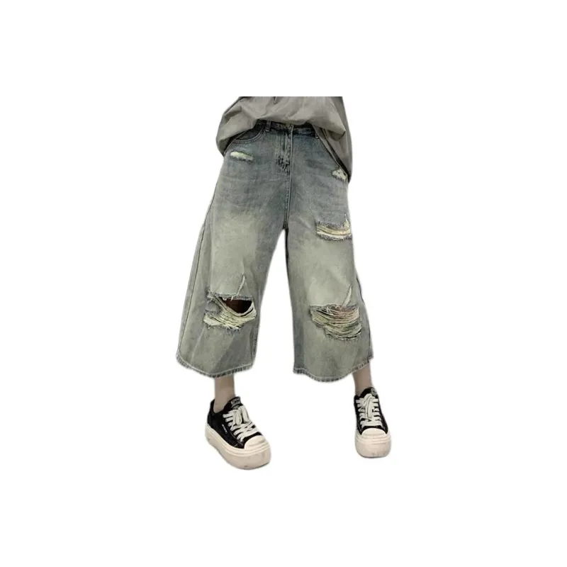 TONYKRZ Denim Shorts Unisex Washed Blue-0