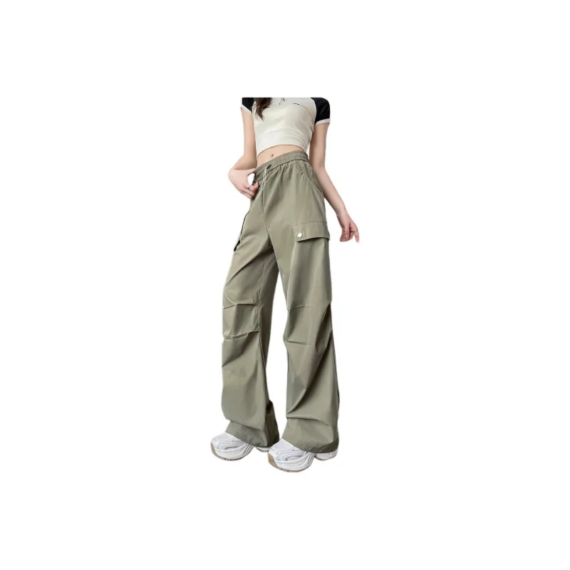 Tonlion Casual Pants Women's Army Green-0