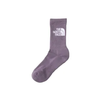 THE NORTH FACE Mid Calf Socks Men's 1 Pack Gray Lilac Color