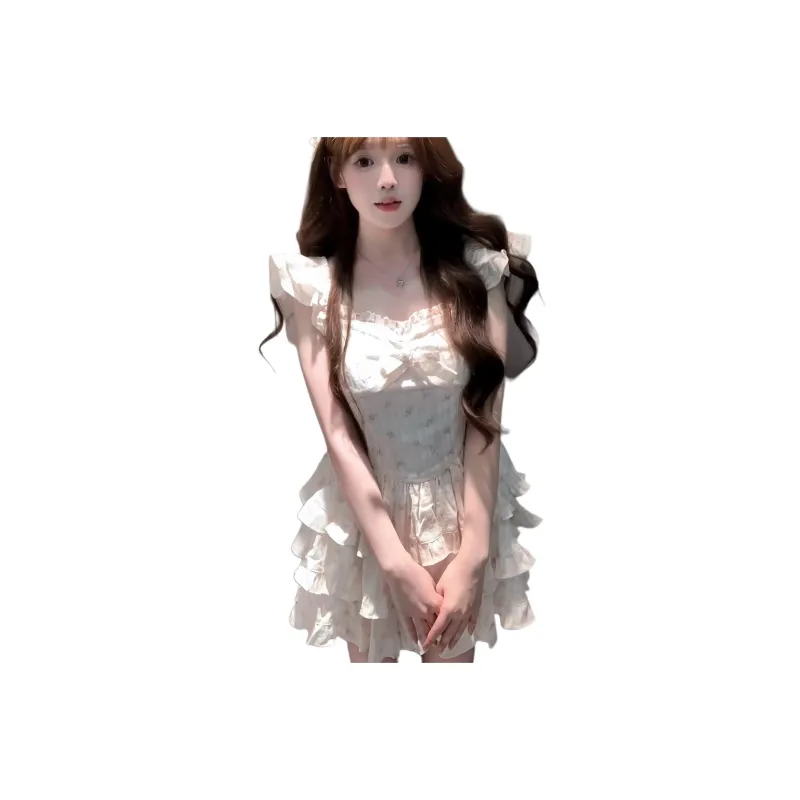 GUOZHEN Short Sleeved Dress Women's-2
