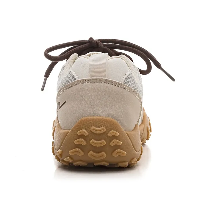 Warrior Support Lightweight Low Top Casual Shoes Women's Beige Gray-3