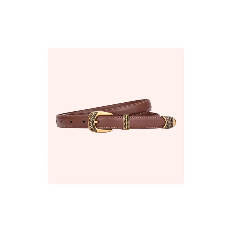 JEANSWEST Cow Split Leather Belts Women's 2CM-3