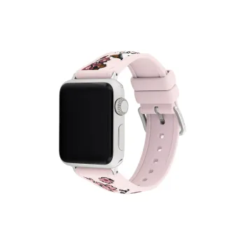 COACH Apple Compatibility Watch Band 40mm Silicone, Rubber Material