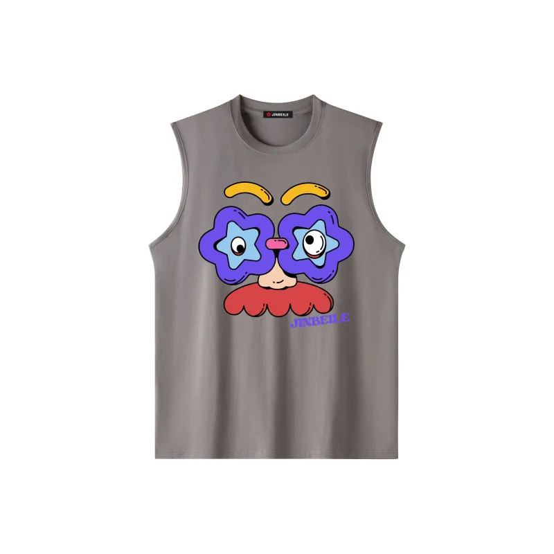 JINBEILE Tank Tops Unisex-8