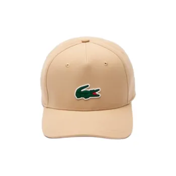 LACOSTE Polyester Baseball Caps Men's Beige