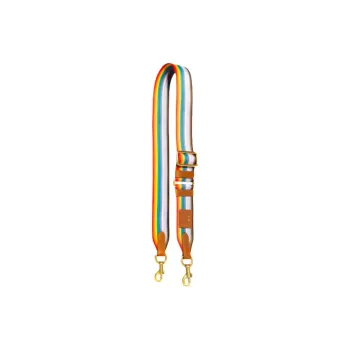 COACH Straps Canvas Bag Accessory Bag Strap Unisex Rainbow