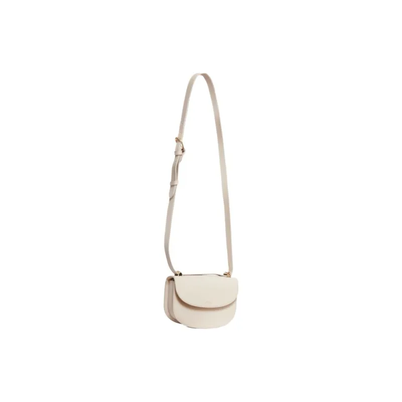 A.P.C Leather Shoulder Bag Women's White-1