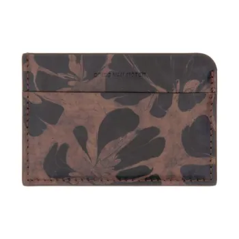 DRIES VAN NOTEN Leather Card Holder Men's Brown