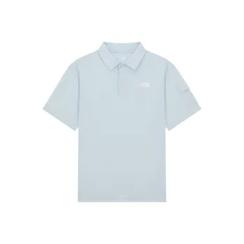 THE NORTH FACE Polo Shirt Unisex Light Blue