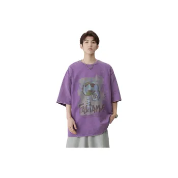 FALIAMS T Shirts Unisex Purple