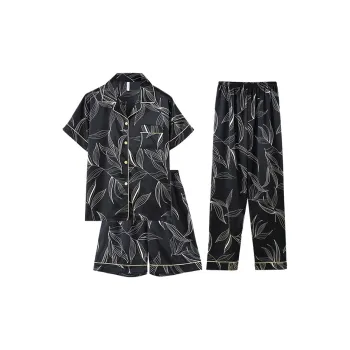 Lan Miao Pajama Set Men's Three Piece Set