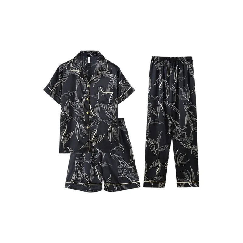 Lan Miao Pajama Set Men's Three Piece Set-0