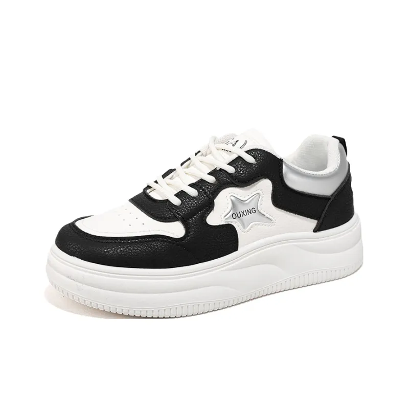 Gai Renpu Slip Resistant, Abrasion Resistant, Breathable Low Top Skateboard Shoes Women's-1