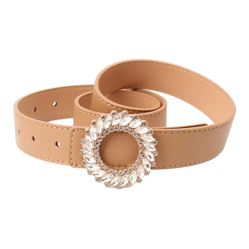 JEANSWEST PU Leather Belts Women's 2.8CM-29