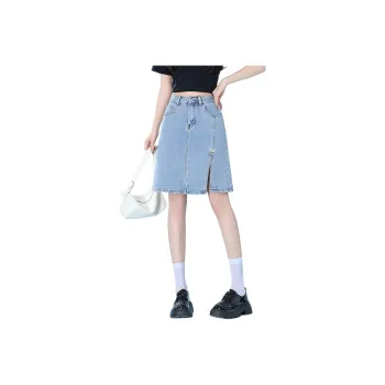 Tonlion Denim Short Skirts Women's