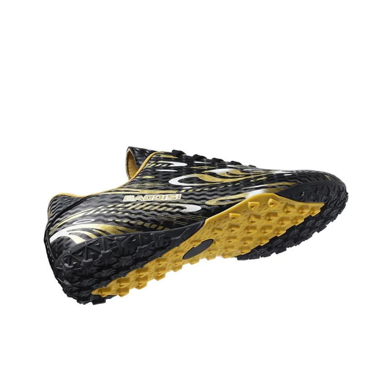 LONGDUIZHANG Soccer Shoes Unisex Low Top Orange Red/Black Gold/Black Sky Blue/White Gold-18