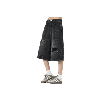 FOREVER 21 Denim Shorts Unisex Black