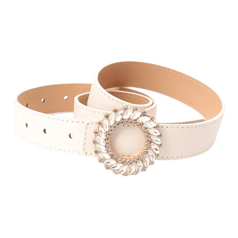 JEANSWEST PU Leather Belts Women's 2.8CM-31
