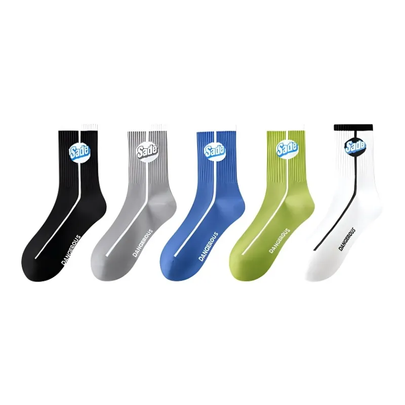 ROBINHOOD Mid Calf Socks Men's 5 Pack-7