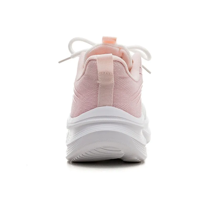 HUANQIU Slip Resistant, Abrasion Resistant, Lightweight Low Top Casual Running Shoes Women's White Pink-3
