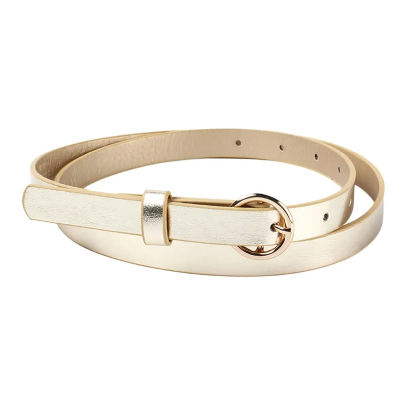 JEANSWEST PU Leather Belts Women's 1.5CM-4