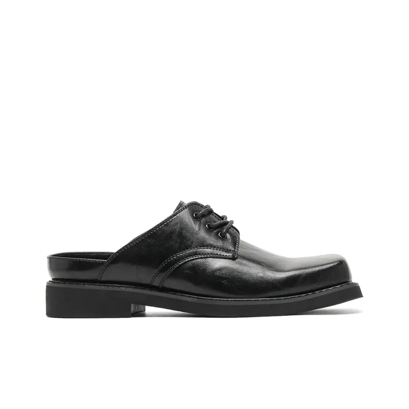 IZEIZIG Slip Resistant Closed Toe Slippers Men's Black-1