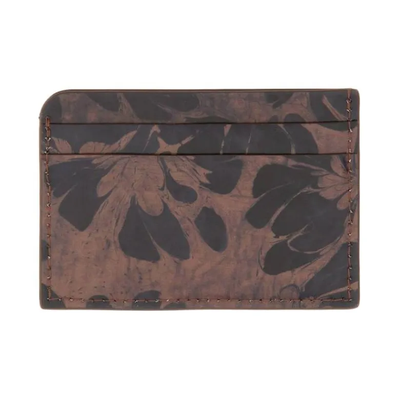 DRIES VAN NOTEN Leather Card Holder Men's Brown-1