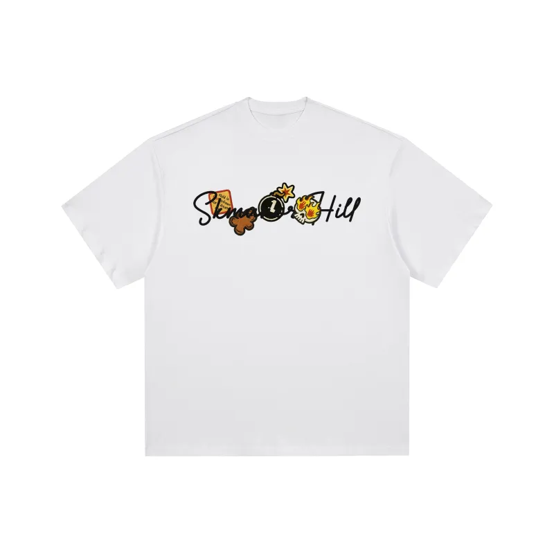 S.k. Manor Hill Short Sleeved T Shirts Unisex-6