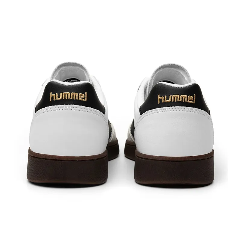 Hummel Low Top Skateboard Shoes Unisex White Black-3