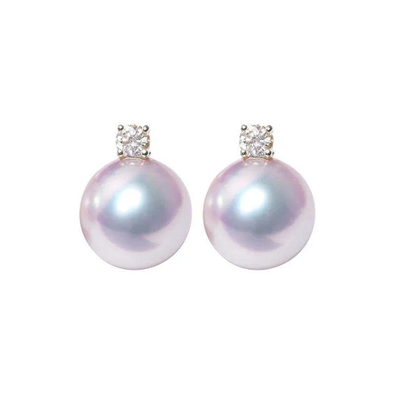 XUANTONGZHUBAO Pearl Stud Earrings Women's-4