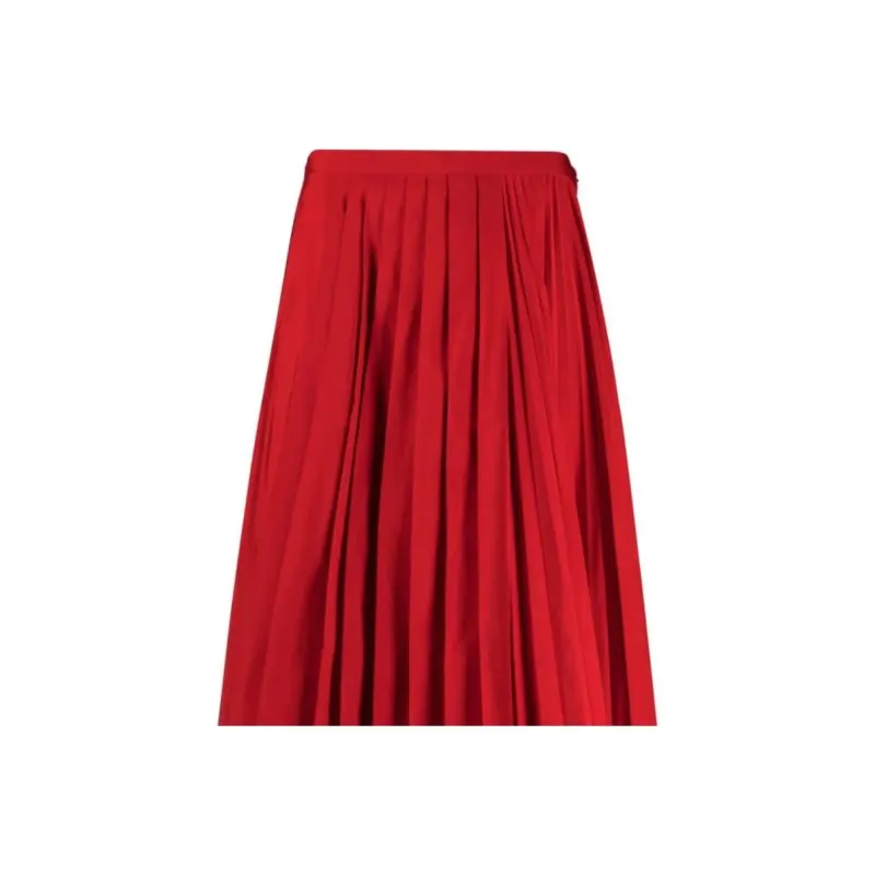 Valentino Casual Long Skirt Women's Red-4