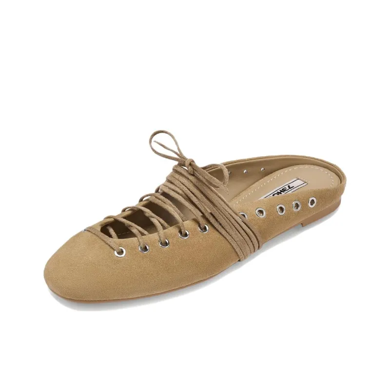 73Hours Rubber Sole Slip Resistant Closed Toe Slippers Women's-3
