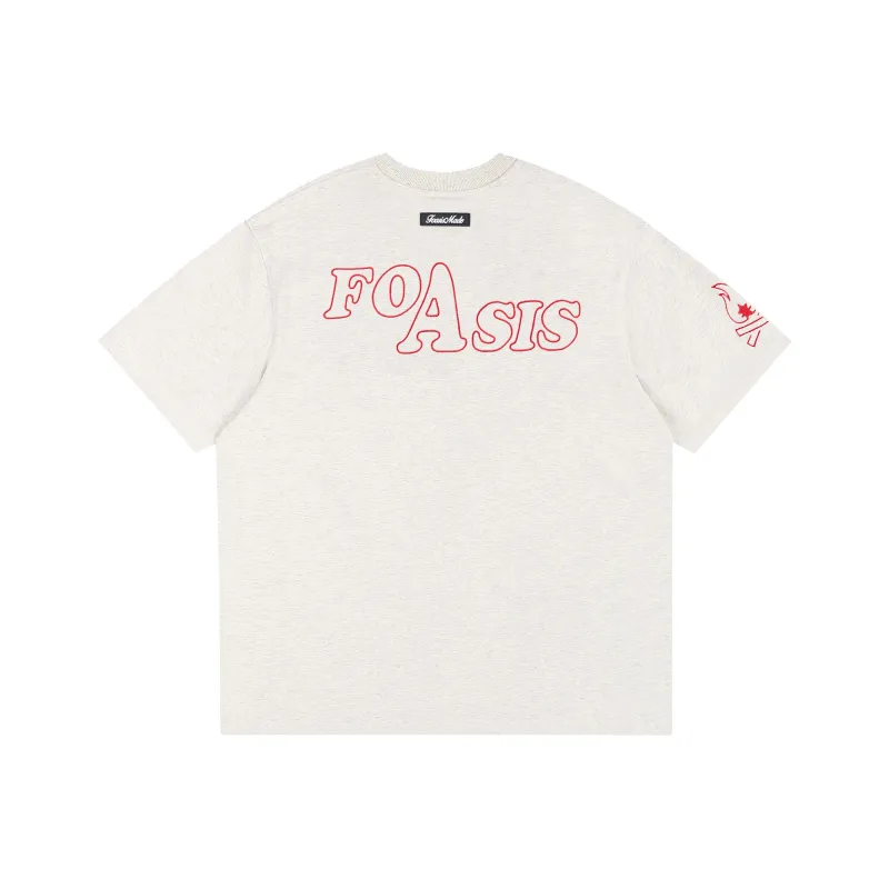 FOASIS Drop Shoulder Sleeve T Shirt Unisex-12