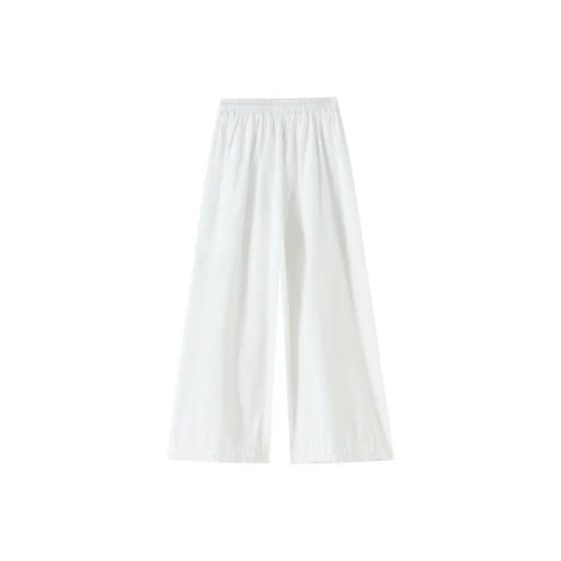 IDLE SOUL Casual Pants Women's White-1