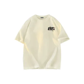 A02 T-Shirts Unisex Light Beige Apricot