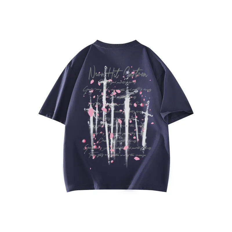 SOIE T Shirts Unisex Navy Blue-0