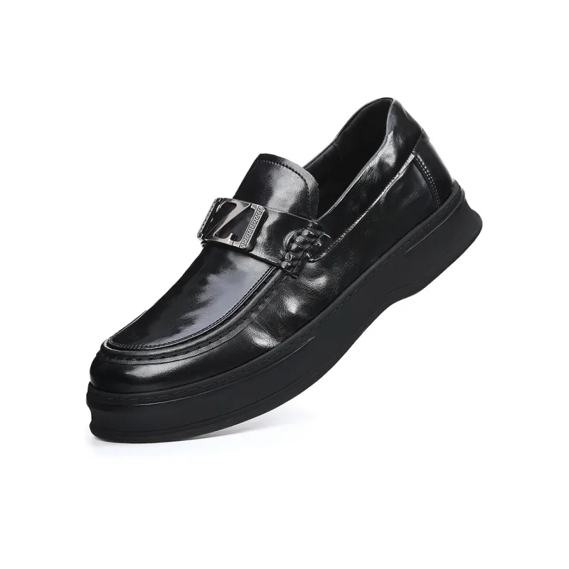 XIAOTOULANG Loafers Men's Black-1