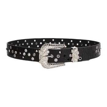 JEANSWEST Artificial Leather PU Leather Belts Women's 3.8CM