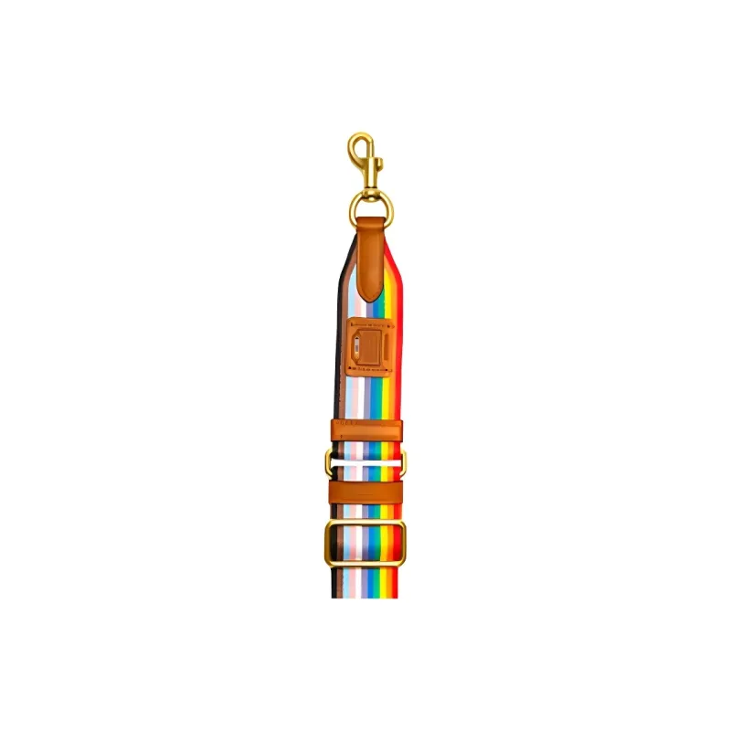 COACH Straps Canvas Bag Accessory Bag Strap Unisex Rainbow-4