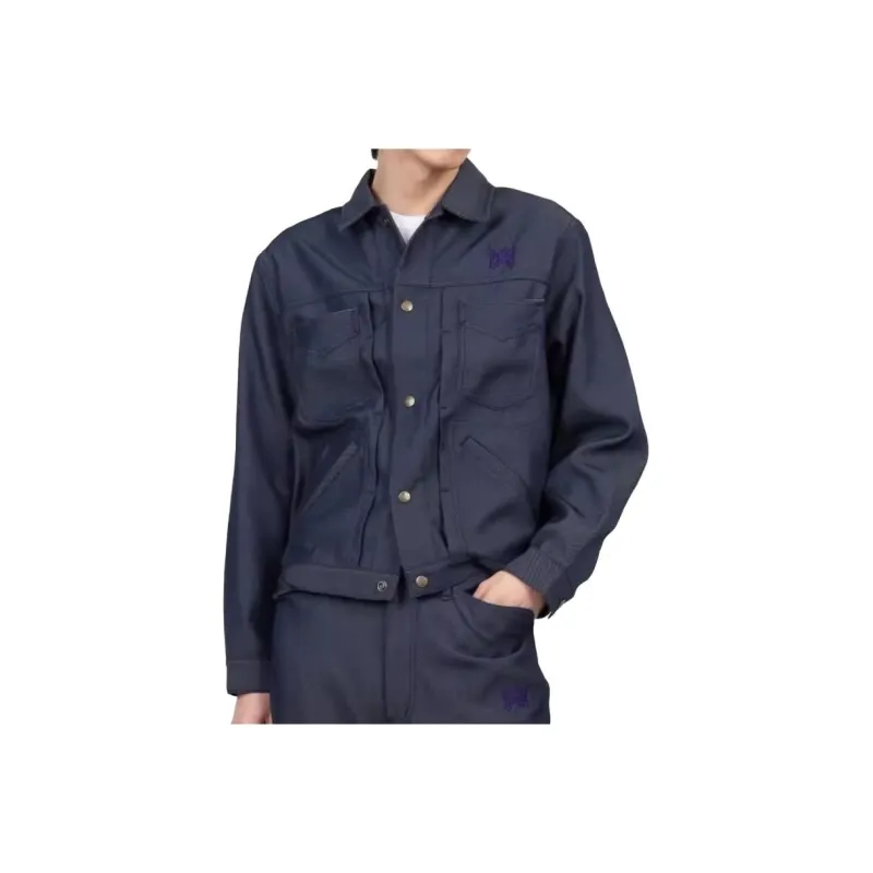 Needles Jackets & Coats Men's Marine Blue-0