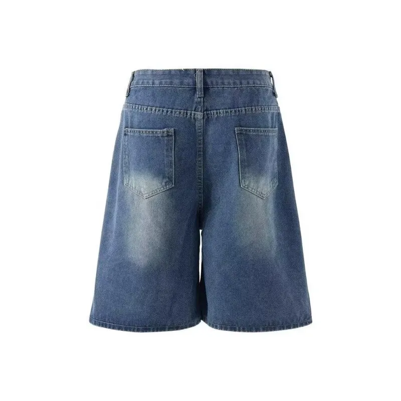 TONYBEAR Cargo Shorts Men Dark Blue-1