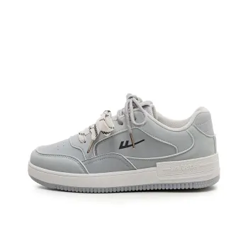 Warrior Anti Slip And Wear Resistant Height Increasing Low Top Skateboard Shoes Women's Haze Blue