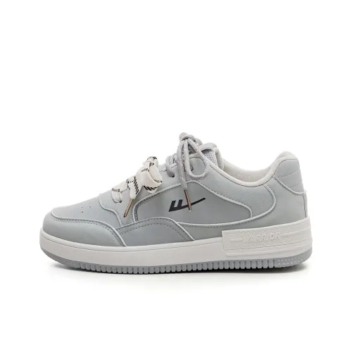 Warrior Anti Slip And Wear Resistant Height Increasing Low Top Skateboard Shoes Women's Haze Blue