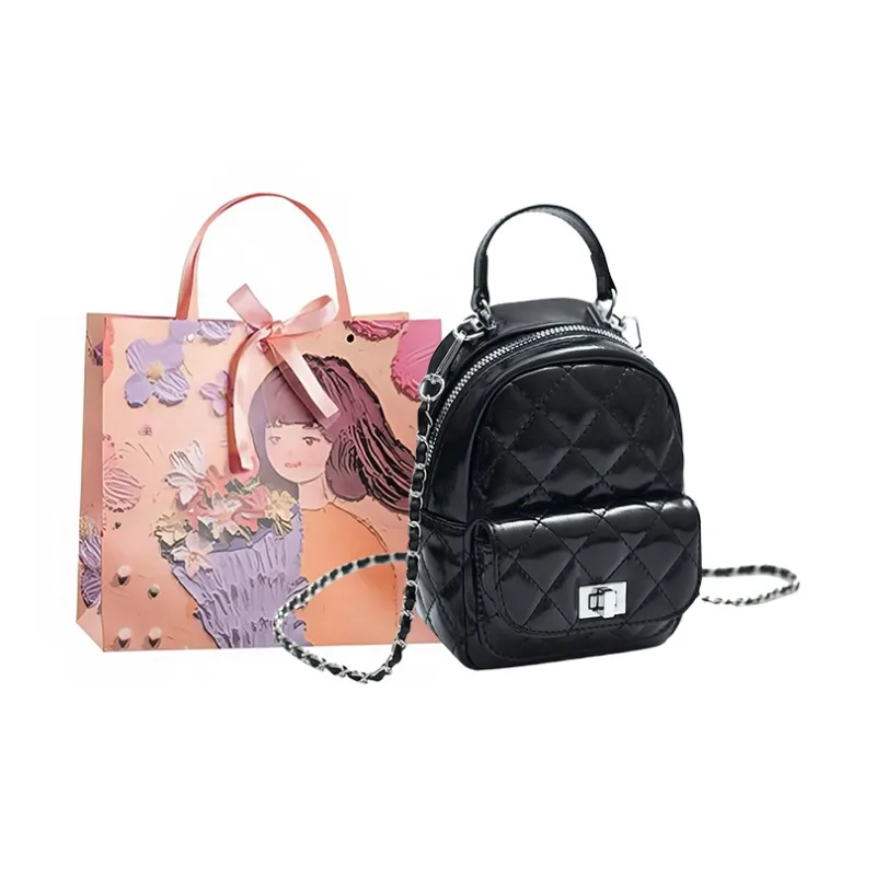 PARK DANCE PU Backpack Women's Multicolor-6