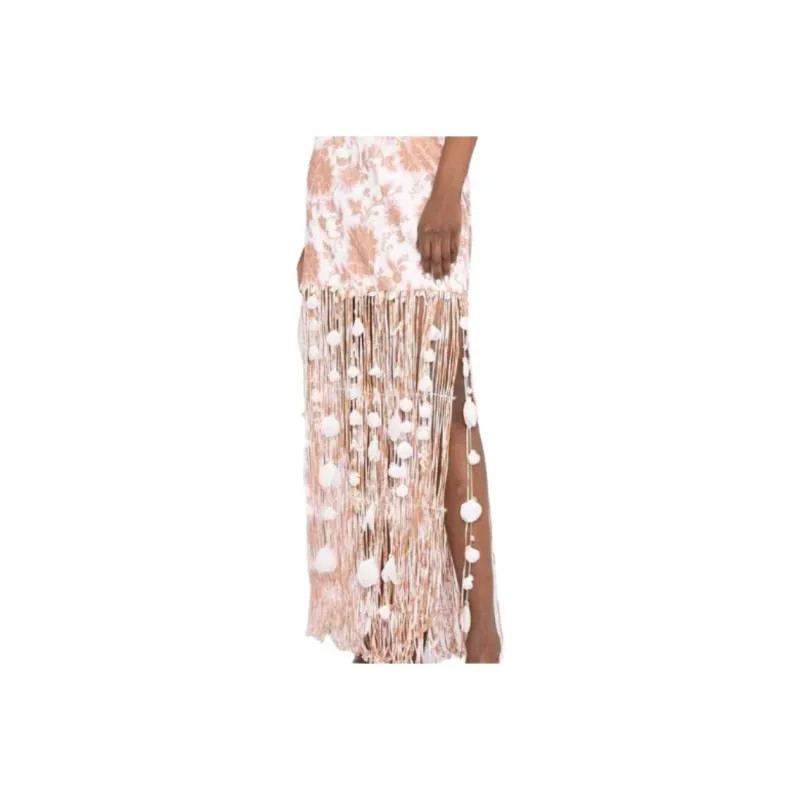 Zimmermann Postcard Fringed Skirt-4