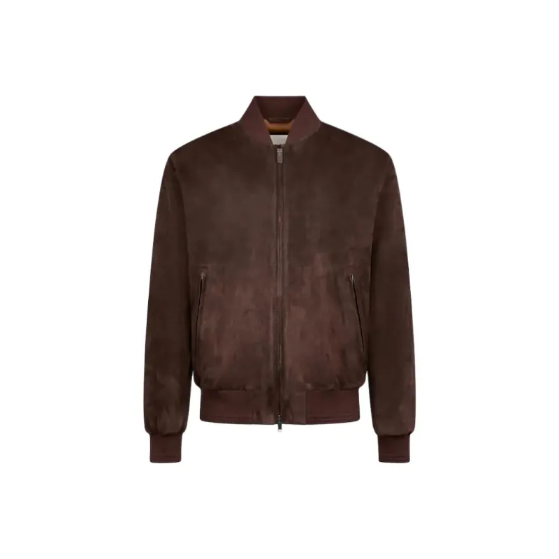 TOD'S Leather Jacket Men's Brown-0