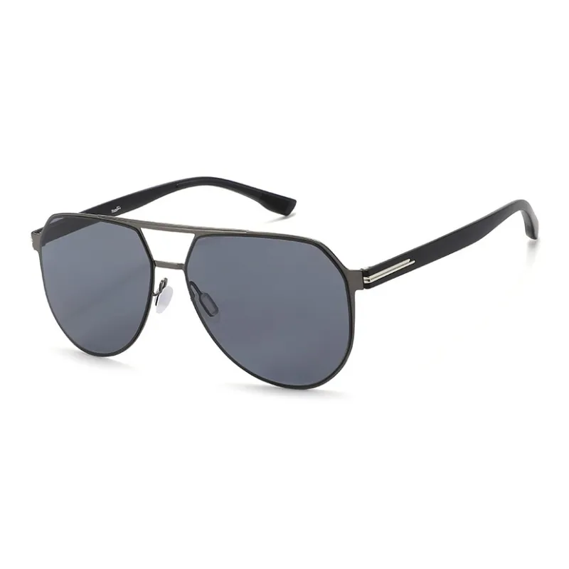 JEKA Metal Aviator Sunglasses Men's-3