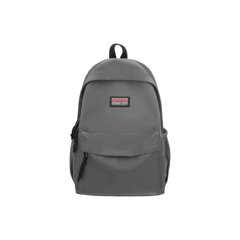 URBAN FOREST Nylon Backpack Unisex White/Gray/Black/Green/Blue/Pink-6