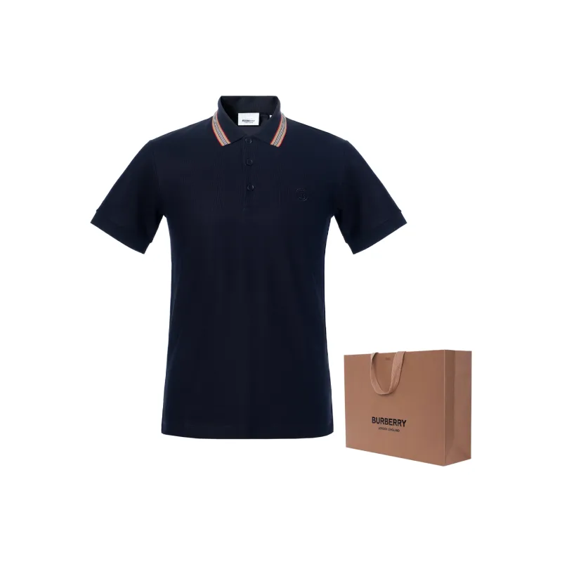Burberry SS24 Polo Shirt Men's Navy-7