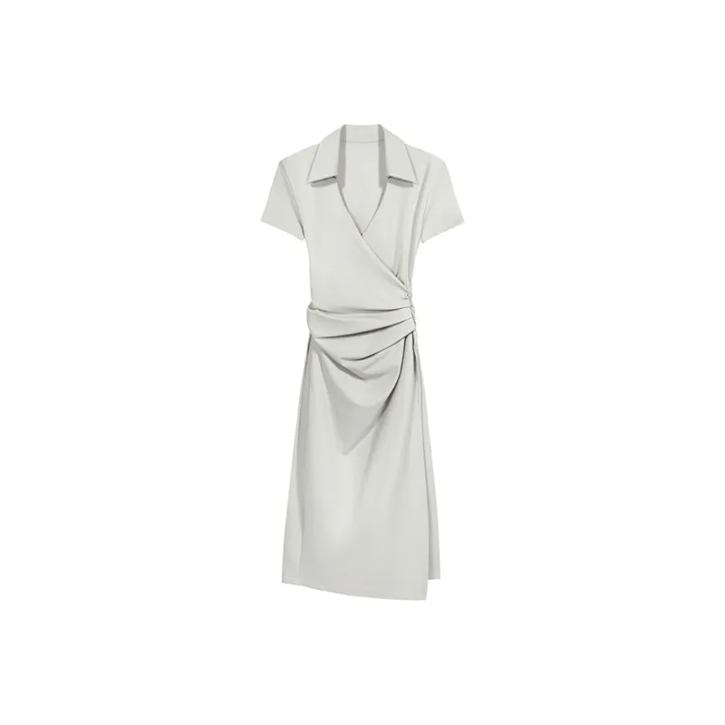 Ning Cai Yuer Short Sleeved Dress Women's-5